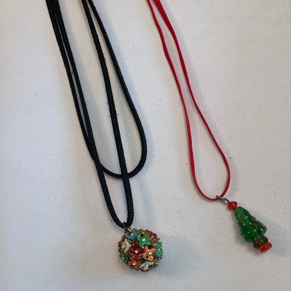 Colorful necklaces